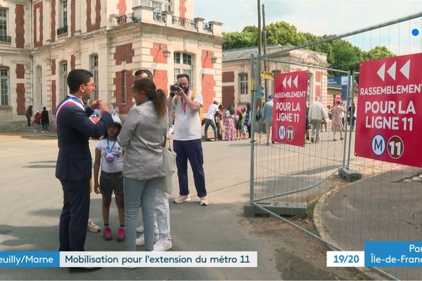 Les habitants réclament un nouveau prolongement de la ligne 11 à Neuilly-sur-Marne.