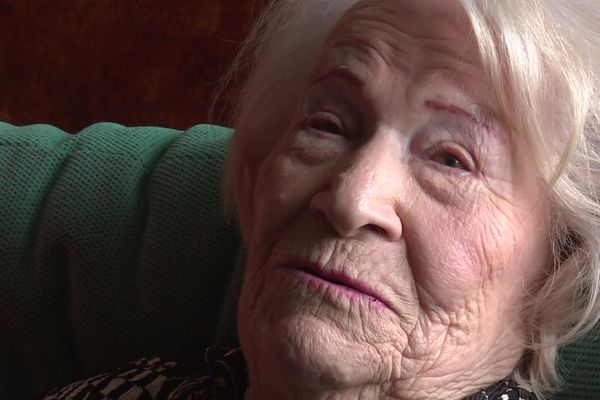 Odette Vavrier, 105 ans, est la doyenne de Villeurbanne