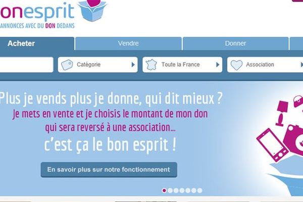 La page d'accueil du site lebonsprit.fr annonce la couleur. 