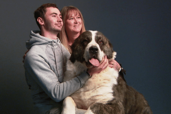 Oscar et ses maîtres en séance photo sous l'objectif de Loïc Le Moullec