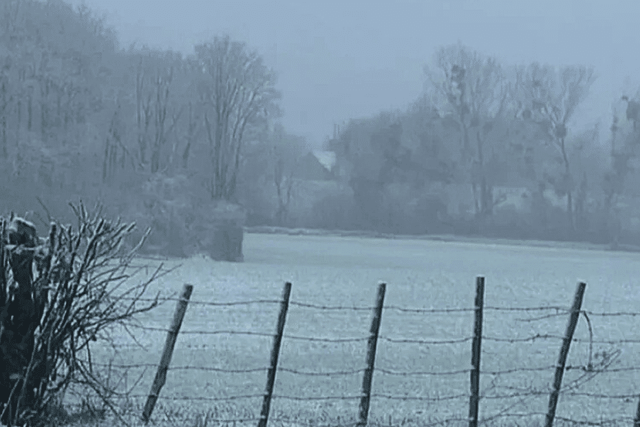 La neige arrive en Mayenne, Sarthe, Loire-Atlantique et Maine-et-Loire, une météo inhabituelle pour un mois de novembre