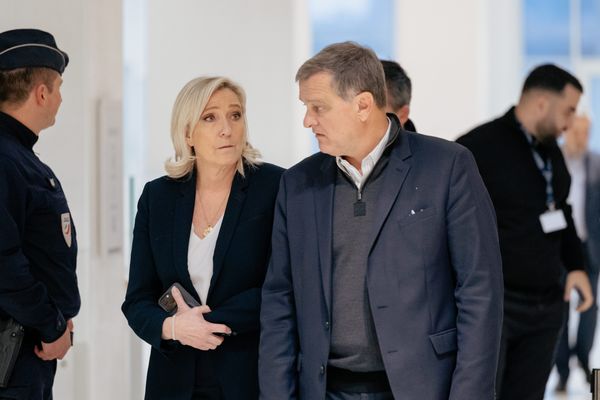 Louis Aliot et Marine Le Pen - Le 19 novembre 2024