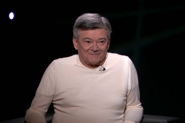 Michel Lapierre sur le plateau de l'Instantané, sur France 3 Alpes.