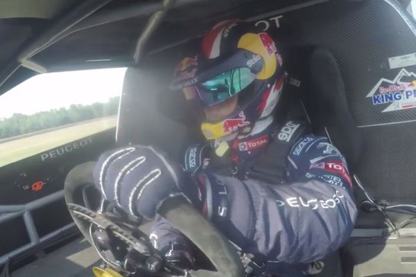 Le champion à l'essai mercredi sur le circuit alsacien