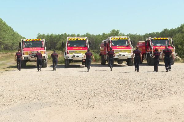 Sept équipes sont déployées dans le massif forestier en cas de risque incendie modéré.