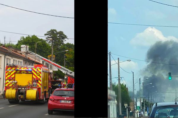 L'incendie a nécessité que la circulation soit interrompue dans les deux sens sur cet axe principal