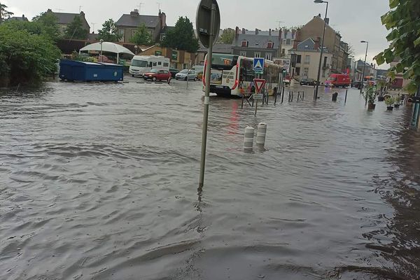 De violents orages se sont abattus sur Nevers et environs.