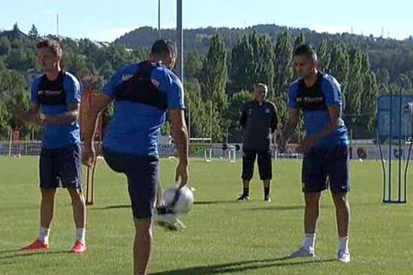 Mende - le MHSC en stage de préparation avant la saison de ligue 1 - 9 juillet 2015.