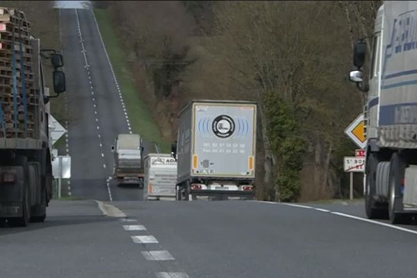 La RN 147 entre Poitiers et Limoges est une des routes les plus dangereuses de la région.