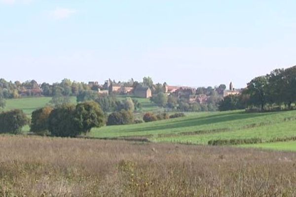 Le petit village de Taizé, en Bourgogne