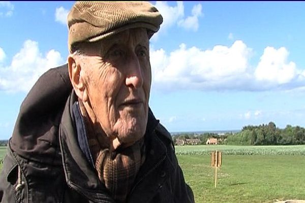 le vétéran allemand Hans Sauer en Normandie en juin 2014