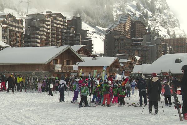 De nombreux vacanciers ont profité des pistes pendant les fêtes de fin d'année.