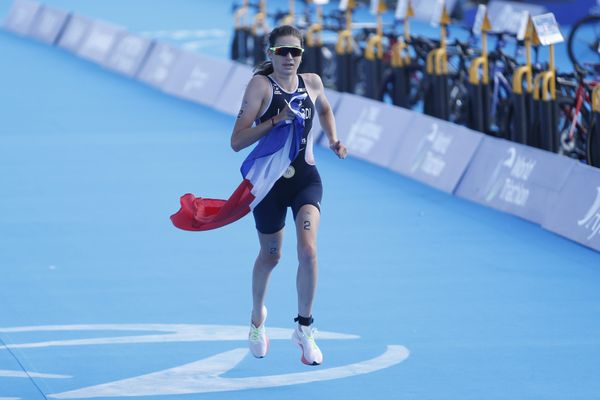 La Savoyarde Emma Lombardi (22 ans) lors de la manche de Championnats du monde organisée à Sunderland (Angleterre), en juillet dernier.