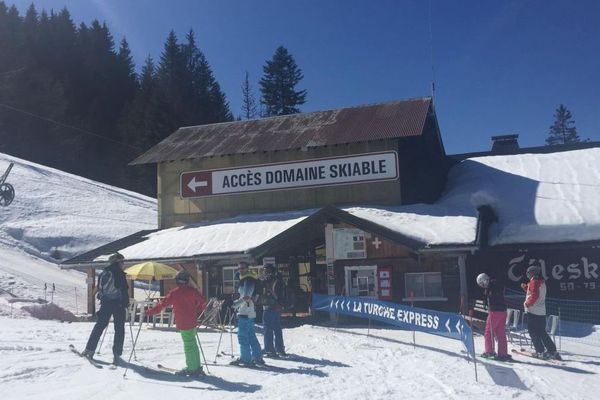 Téléski de La Turche aux Gets en Haute-Savoie