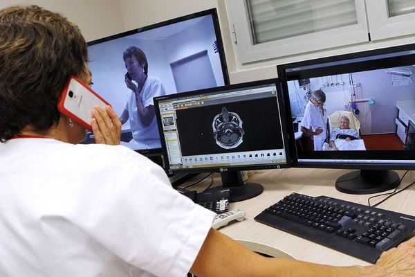 Photo d'archives. La télémédecine déjà utilisé depuis de nombreuses années s'impose face à l'épidémie de coronavirus