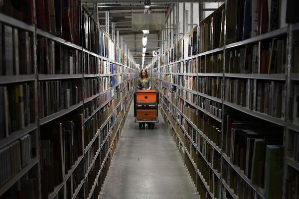 Photo d'illustration d'un entrepôt de la FNAC, à Wissous (Essonne)