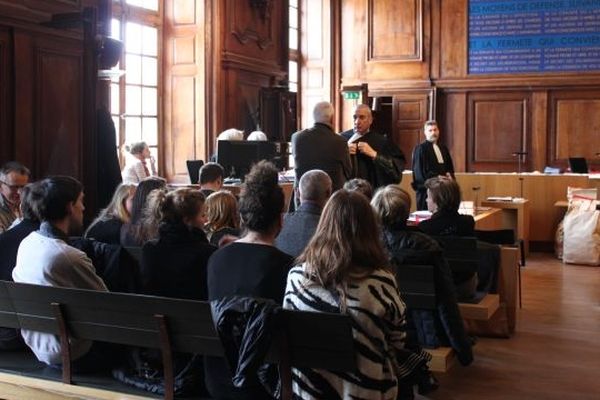 La salle d'audience de la cour d'assises à Vesoul.