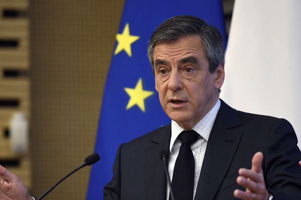 François Fillon, candidat Les Republicains, le 8 mars 2017 à Paris