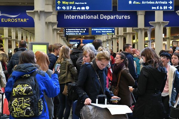 La gare de Londres Saint-Pancras, en octobre 2016.