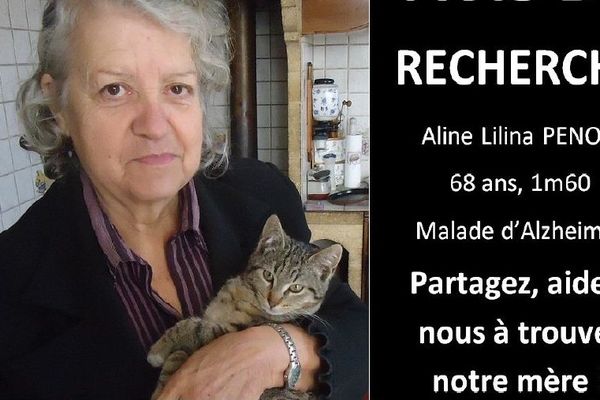 Aline Penon a disparu depuis le 3 mai