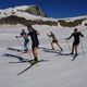 Depuis plusieurs années, l'équipe de France de Ski de Fond s'entraîne sur les pistes de Tignes pendant l'été.