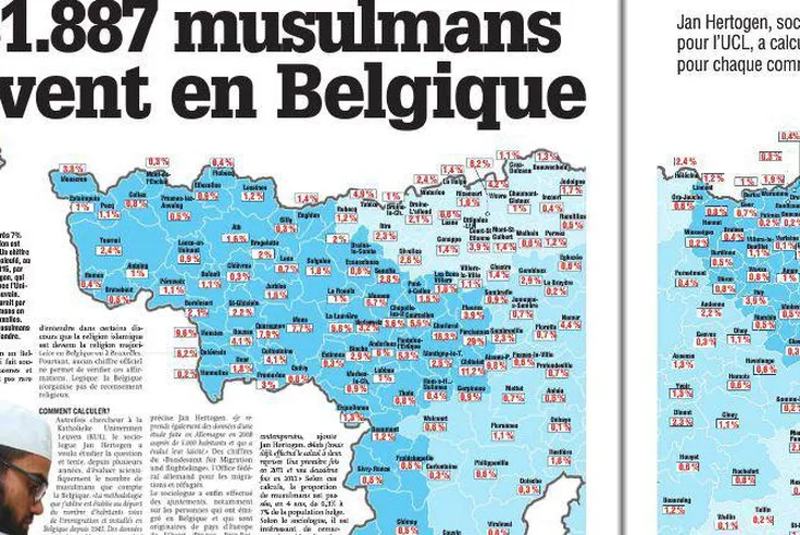 Belgique Une Carte Des Musulmans Commune Par Commune Fait Polemique