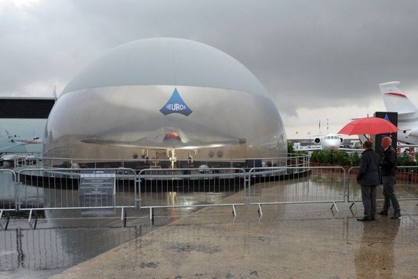 "Neuron" , drone militaire, au Pavillon Dassault, le 17 juin 2013