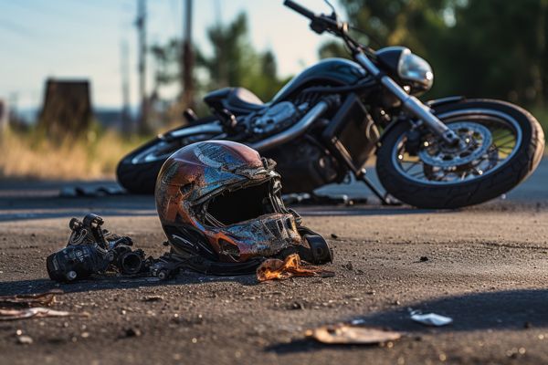 Un motard s'est retrouvé coincé sous un véhicule lors d'un grave accident de la route dans le Gers. Image d'illustration.