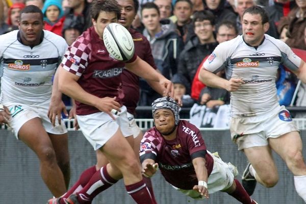 Un match au stadium de Brive ( Brive-Bordeaux, 5 mai 2012)