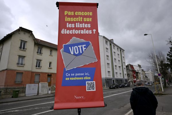 Une campagne de communication pour s'inscrire aux listes électorales, à Nancy.