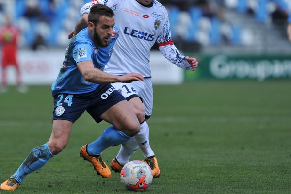 Les Bleus (Tours) ont gagné à domicile face à Sochaux, le 5 mars 2016.