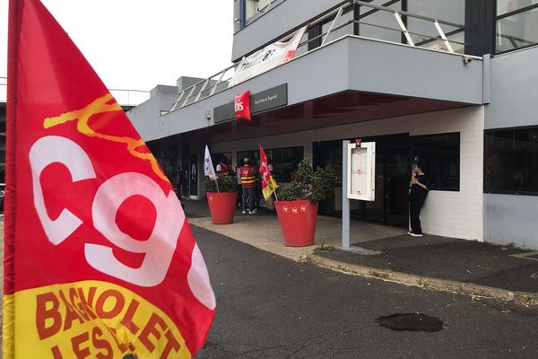 L’hôtel Ibis de Bagnolet, ce jeudi matin.