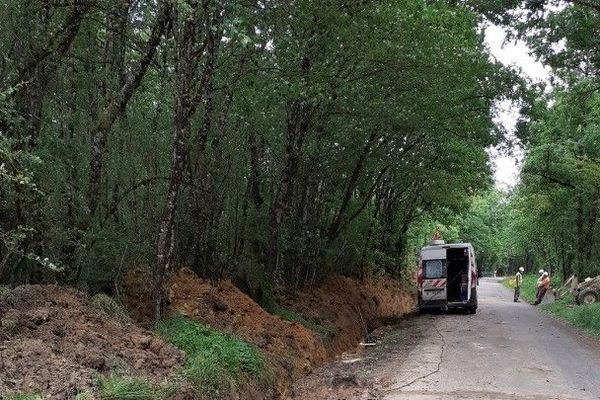 La fibre optique a été coupée accidentellement