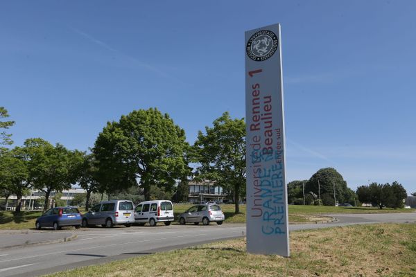 Le campus de Beaulieu se situe à l'est de la ville de Rennes.