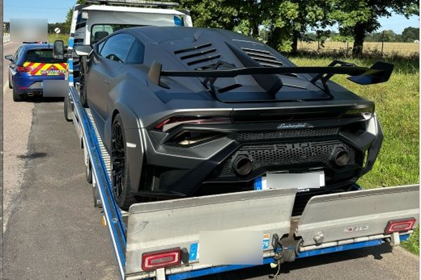 Une Lamborghini Huracan STO a été flashée à 187 km/h sur l'A13, samedi 14 septembre.