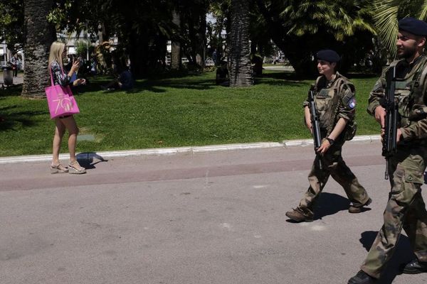 Des forces de l’Opération Sentinelle en mai 2017