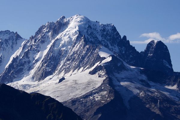 L'aiguille verte dans le Massif du Mont-Blanc