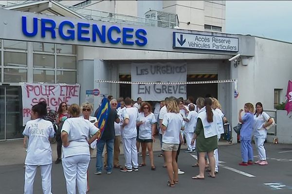 Ce jeudi, le personnel des urgences était mobilisé à la veille de la visite de la ministre de la santé Agnès Buzyn