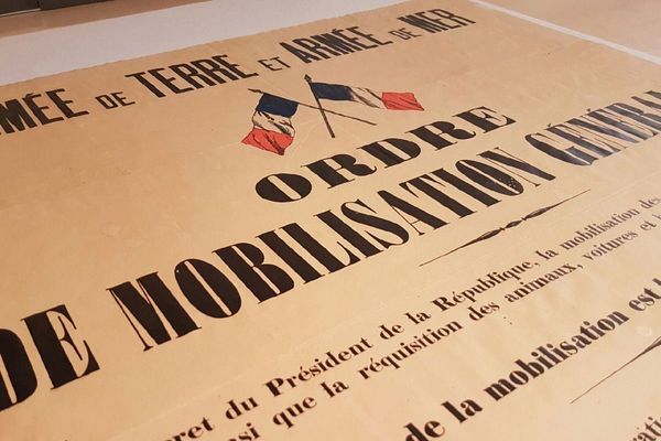 Ordre de mobilisation générale en 1914