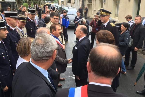 Bernard Cazeneuve lors de sa visite en Vendée le 16 septembre 2016