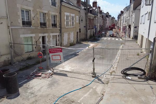 Rue de Bourgogne à Orléans le mercredi 7 juin 2023