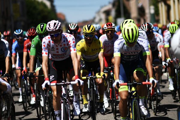 Le peloton du Tour de France, le 10 juillet 2019.