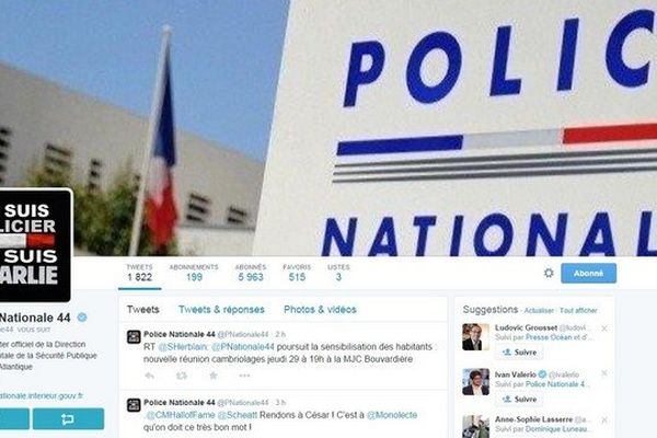 La Police Nationale à Nantes appelle à la vigilance sur les réseaux sociaux Twitter et Facebook