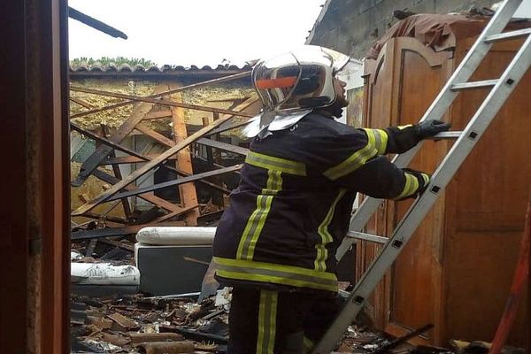 Sauvian (Hérault) - un incendie de friteuse détruit la maison - 17 août 2018.