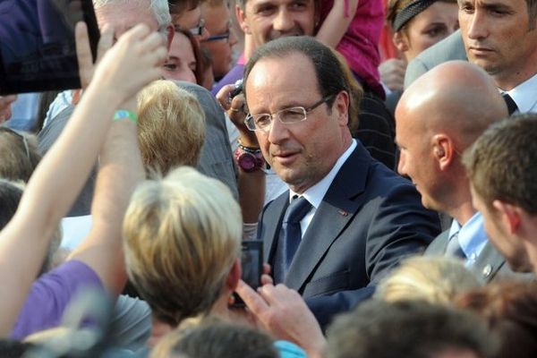 François Hollande, à Boulogne-sur-mer, dimanche 14 juillet. 