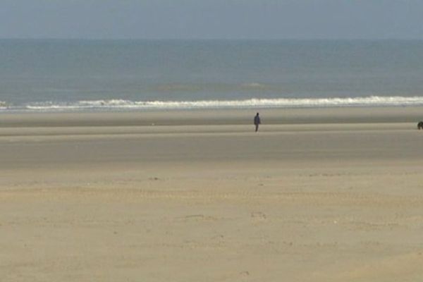 La plage de Berck-sur-mer, ce jeudi matin. 