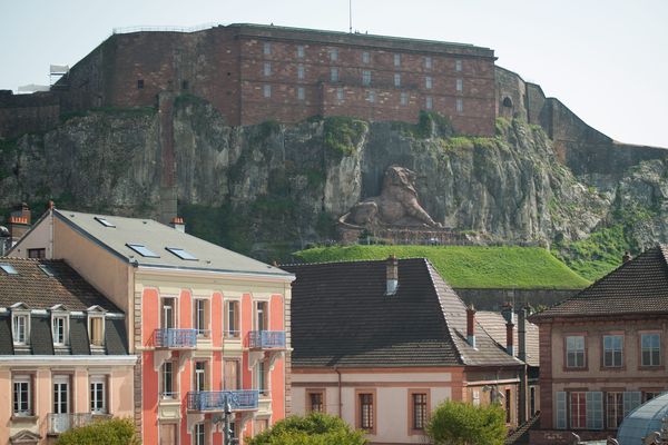 Belfort et le Lion de Bartholdi.