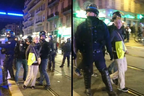 La police a interpellé cinq personnes samedi en fin d'après-midi sur l'avenue Jean-Médecin.