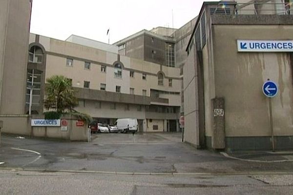 Les urgences de l'hôpital de Cherbourg.