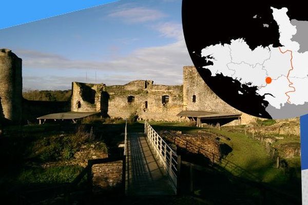 Les ruines de la sentinelle d'Anjou